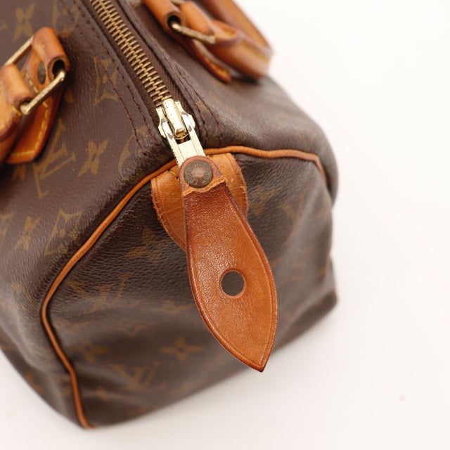 Vue de côté Louis Vuitton Speedy 25 Monogram occasion authentique — AMANA Vintage