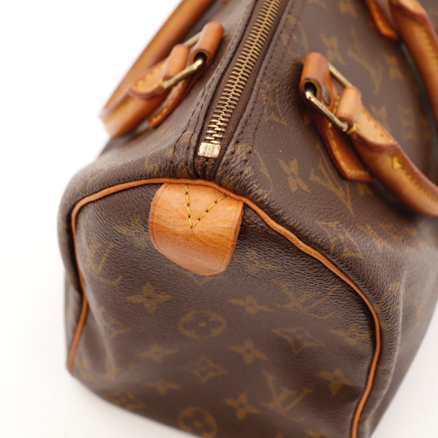 Tirette en cuir Louis Vuitton Speedy 25 patine — AMANA Vintage