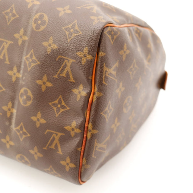 Detail zip et tirette Louis Vuitton Speedy 30 occasion authentique — AMANA Vintage