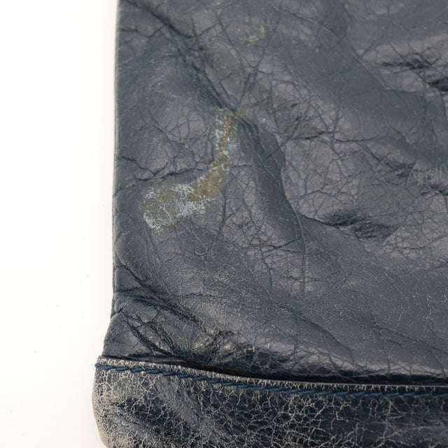 Intérieur doublure textile Pochette Clutch Balenciaga Paris — AMANA Vintage