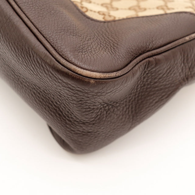 Le Hobo Bambou Gucci détail coin inférieur droit frottement cuir — AMANA Vintage