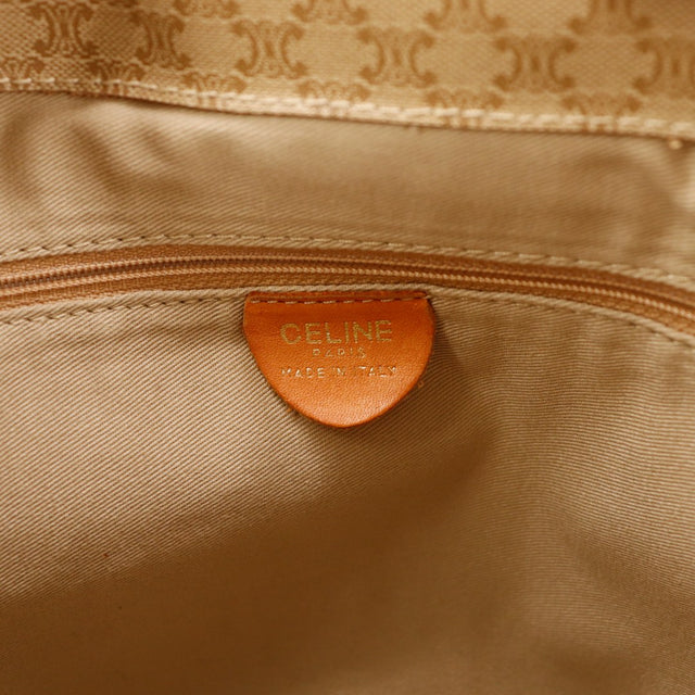 Interieur doublure textile Celine Seau Macadam etiquette authentique — AMANA Vintage