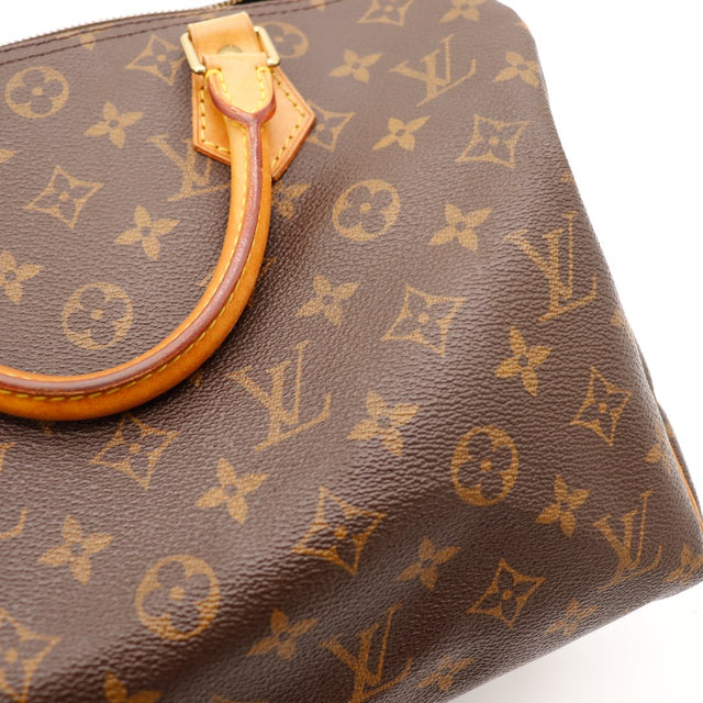 Détail doublure intérieure Louis Vuitton Speedy 30 occasion — AMANA Vintage