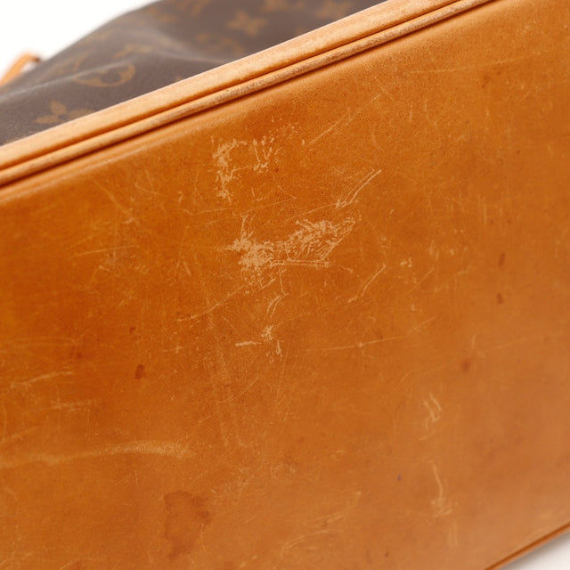 Fond en cuir vachette Louis Vuitton Noé GM toile Monogram — AMANA Vintage