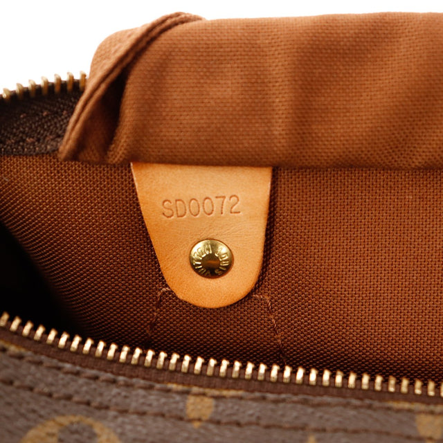 Interieur doublure marron Louis Vuitton Speedy 30 date code SD0072 — AMANA Vintage