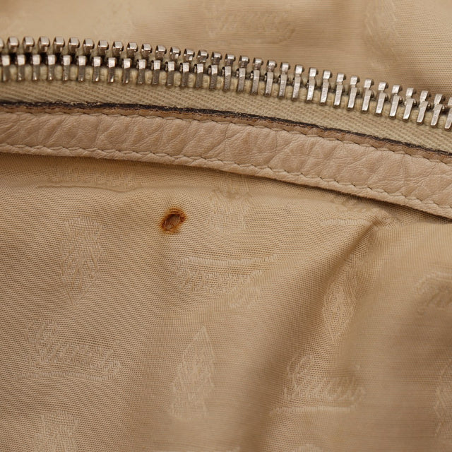 Détail tache intérieure doublure Tote Bag Bambou Gucci — AMANA Vintage