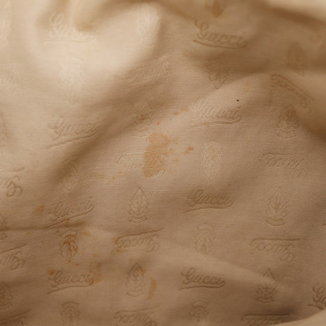 Intérieur fond Tote Bag Bambou Gucci doublure encrassée — AMANA Vintage