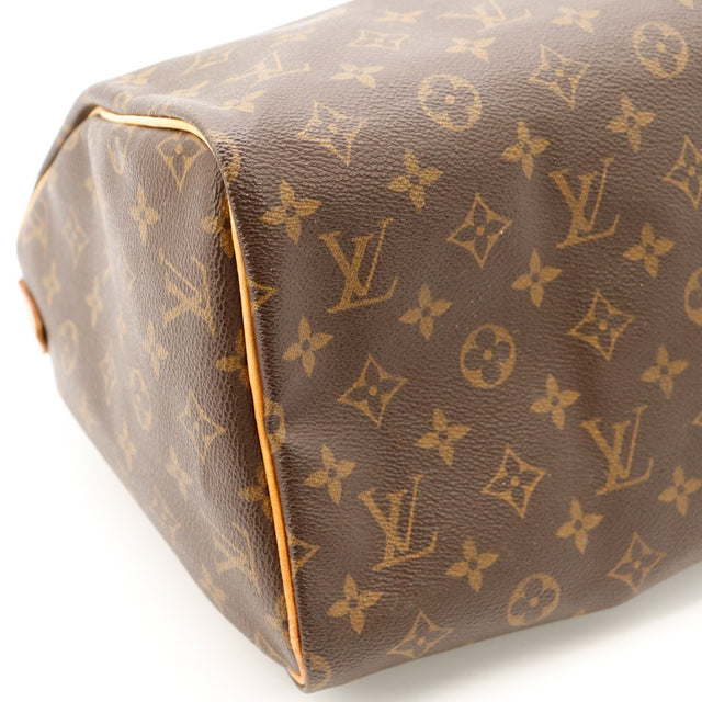 Detail coin inferieur Louis Vuitton Speedy 30 frottements legers — AMANA Vintage