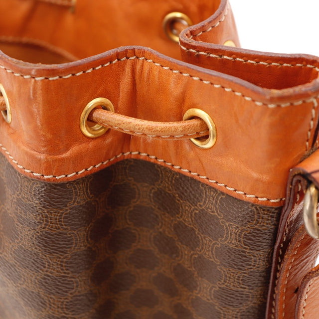 Détail zip latéral doré Céline Seau Macadam — AMANA Vintage
