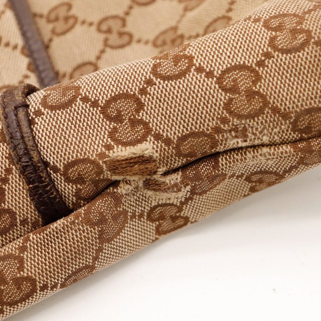 Detail anse velours Web Gucci peluchage extrémité — AMANA Vintage