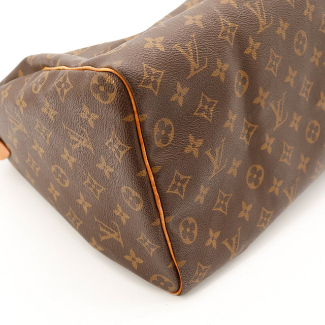 Detail coin superieur Louis Vuitton Speedy 40 fermeture eclair — AMANA Vintage