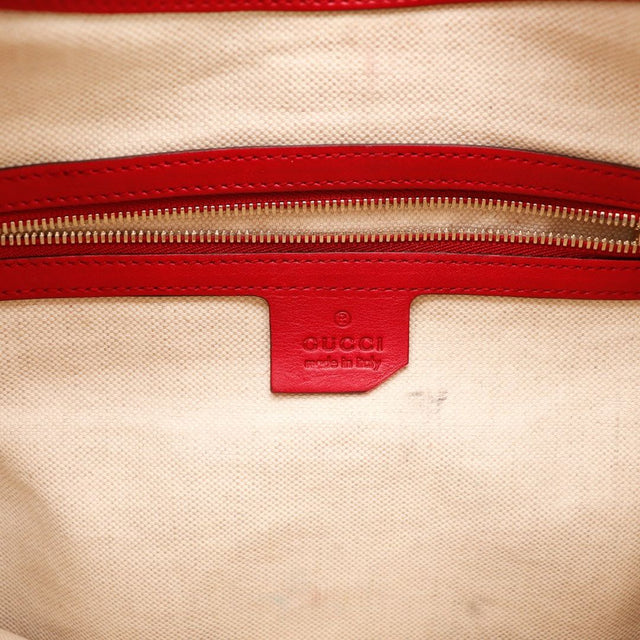 Détail intérieur doublure toile beige Gucci New Jackie — AMANA Vintage