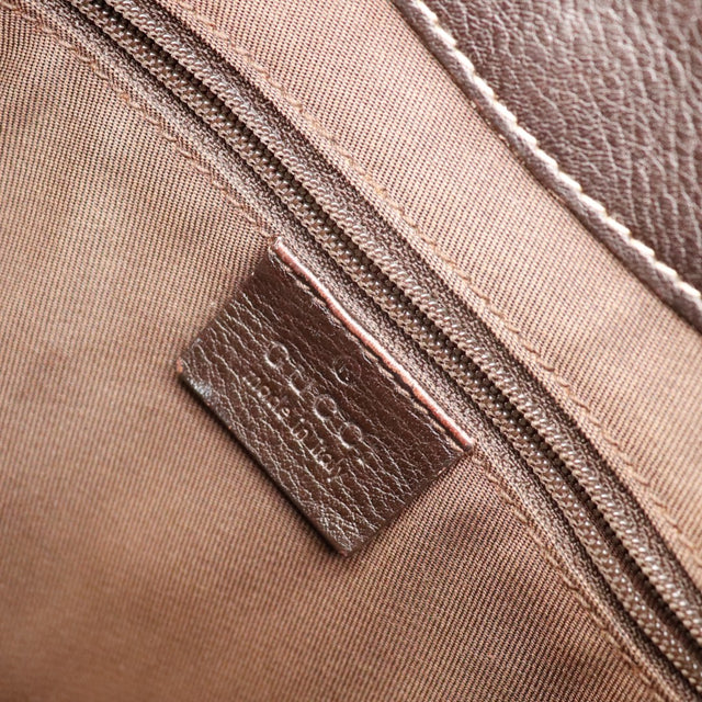 Intérieur Hobo Web Gucci doublure textile beige propre — AMANA Vintage