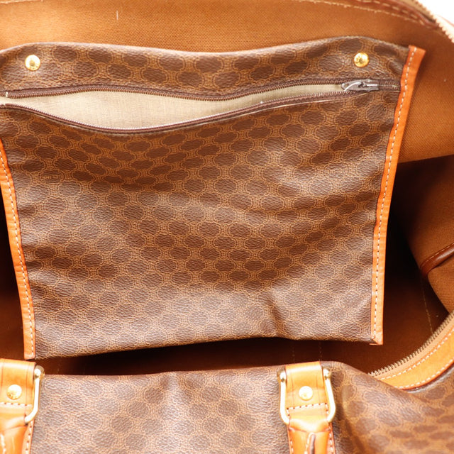 Intérieur sac Boston Céline Macadam poche zippée propre — AMANA Vintage