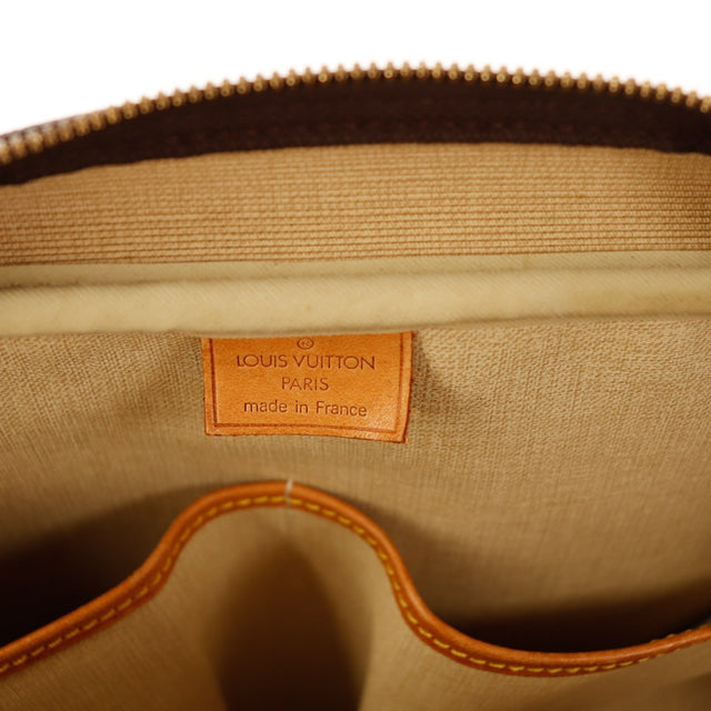 Detail zip et cadenas Louis Vuitton Deauville Monogram — AMANA Vintage