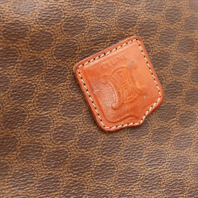 Détail intérieur fond en cuir Celine Macadam taches visibles — AMANA Vintage