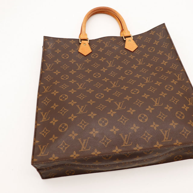 Détail angle Sac Plat Louis Vuitton toile Monogramme — AMANA Vintage