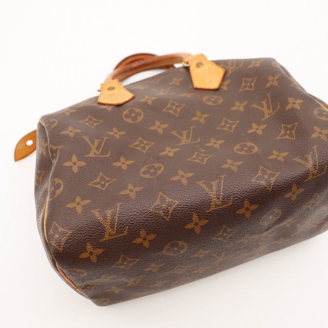 Intérieur Louis Vuitton Speedy 25 doublure textile marron propre — AMANA Vintage