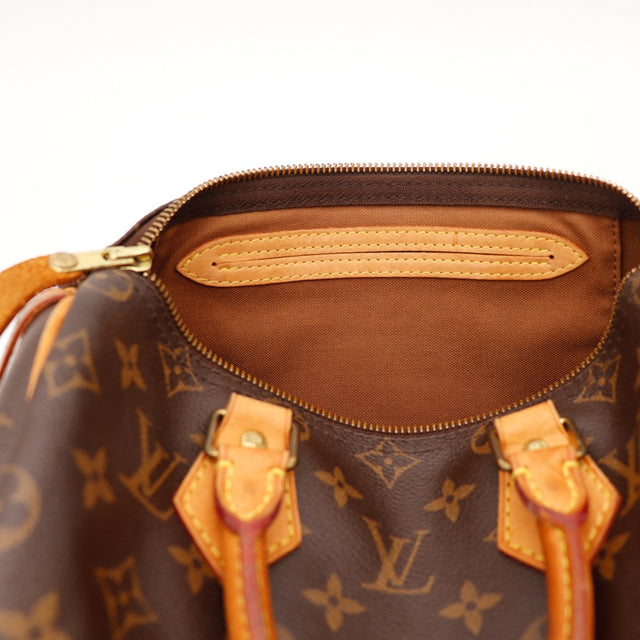 Intérieur Louis Vuitton Speedy 25 doublure textile marron propre — AMANA Vintage