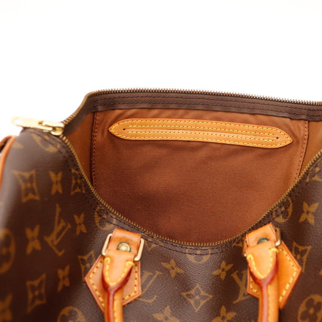 Intérieur Louis Vuitton Speedy 35 doublure marron propre — AMANA Vintage
