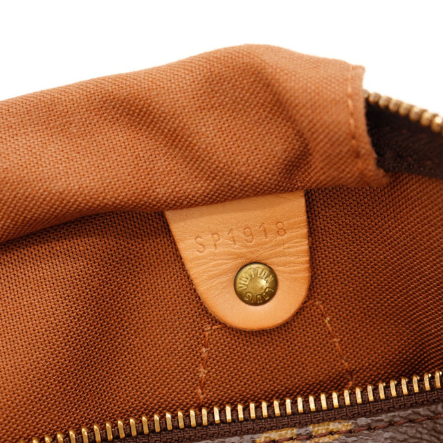 Date code SP1918 Louis Vuitton Speedy 35 languette cuir intérieur — AMANA Vintage