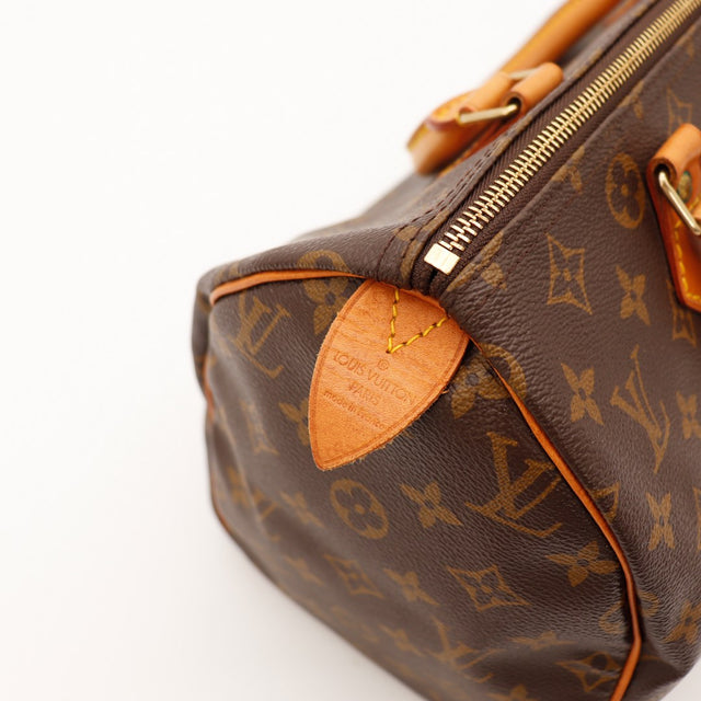 Détail étiquette Louis Vuitton Paris made in France Speedy 30 — AMANA Vintage