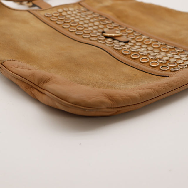 Détail coin inférieur cuir Gucci Jackie — AMANA Vintage