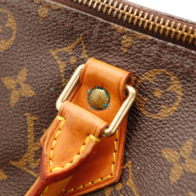 Détail de la fermeture éclair Louis Vuitton Speedy 30 Toile Monogramme occasion authentique — AMANA Vintage