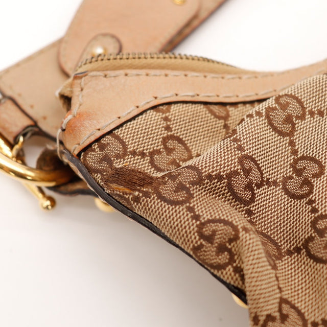 Detail attache anse et toile Gucci Hobo — AMANA Vintage