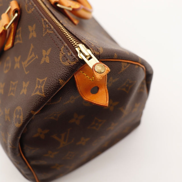 Vue du dessous Louis Vuitton Speedy 35 Toile Monogramme occasion authentique — AMANA Vintage