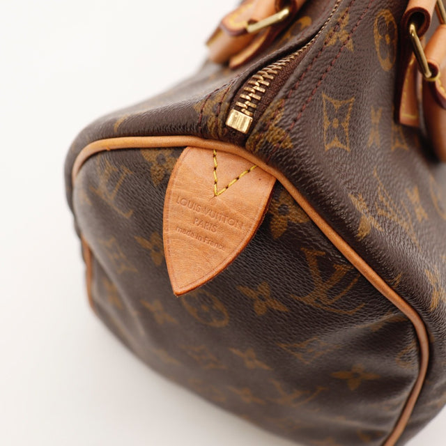 Vue du dessous Louis Vuitton Speedy 30 Toile Monogramme occasion authentique — AMANA Vintage