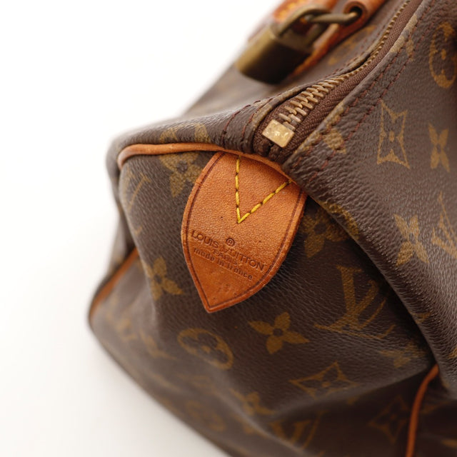 Vue du fond Louis Vuitton Speedy 30 Toile Monogramme occasion authentique — AMANA Vintage