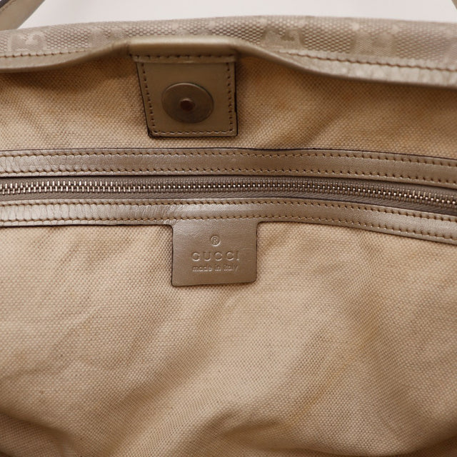 Detail interieur doublure textile Gucci Tote Bag — AMANA Vintage