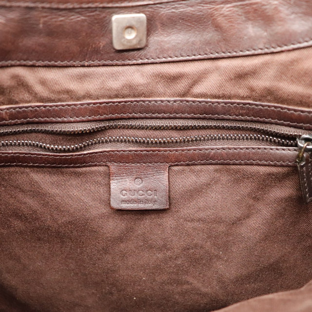 Intérieur doublure et poche zippée Gucci Hobo occasion authentique — AMANA Vintage