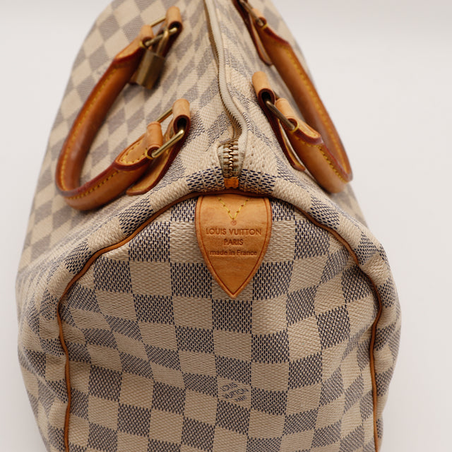 El Speedy 30 Damier Azur Louis Vuitton