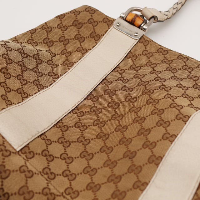 Le Tote Bag Bambou Blanc Gucci