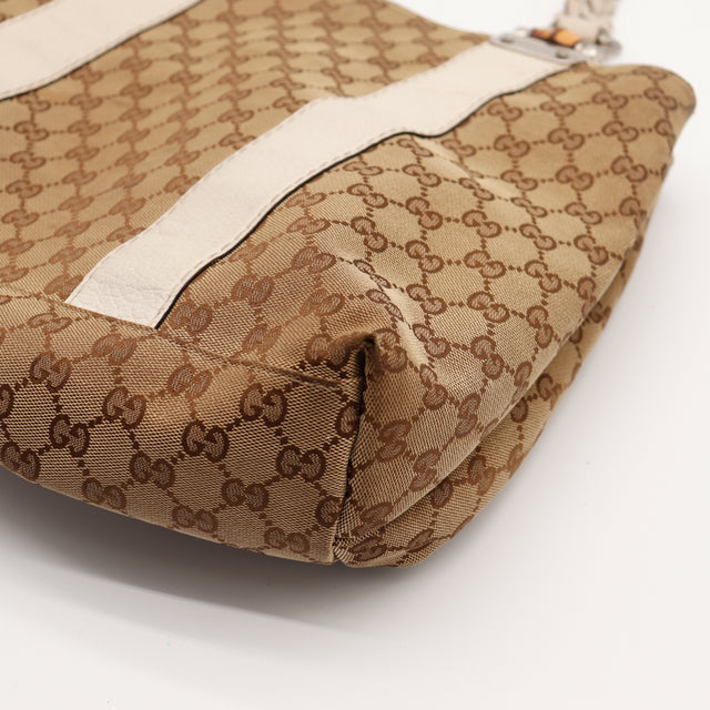 Le Tote Bag Bambou Blanc Gucci