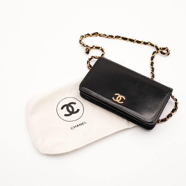 Le Wallet On Chain Chanel Cuir Box