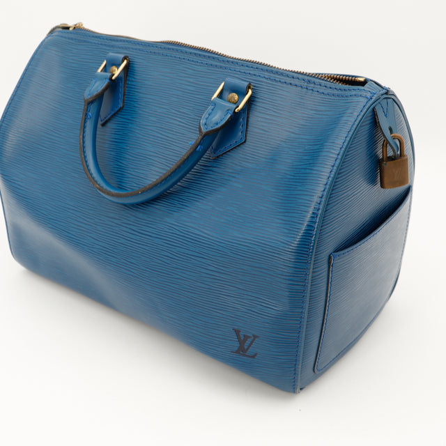 Le Speedy 30 Épi Bleu Louis Vuitton
