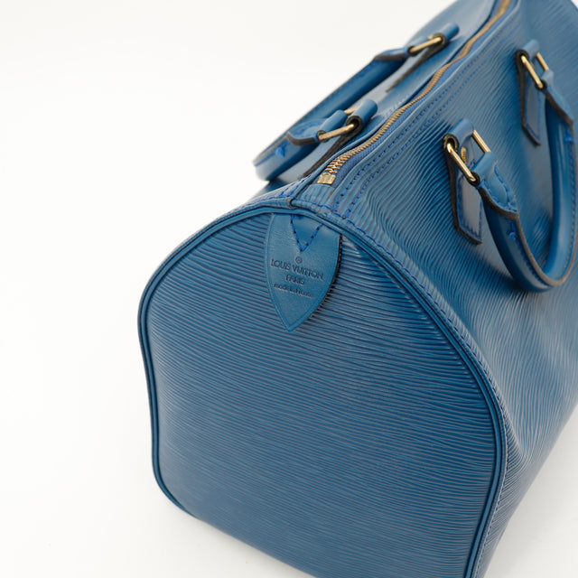 Le Speedy 30 Épi Bleu Louis Vuitton