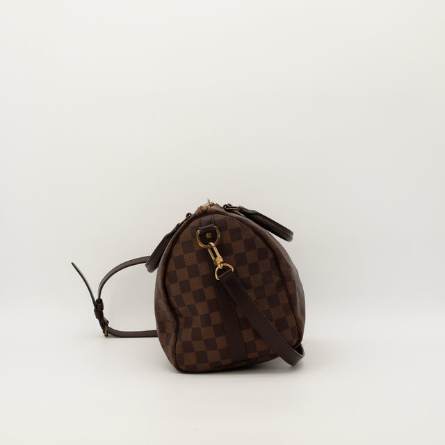 Le Speedy 30 Damier Ébène Bandoulière Louis Vuitton