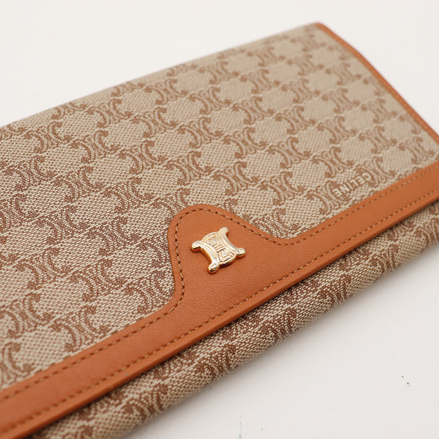 Le Portefeuille Long Céline Macadam Clair