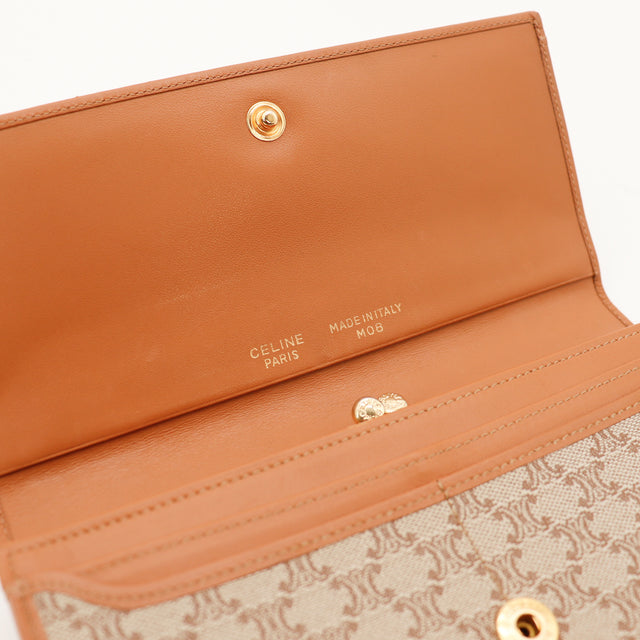 Le Portefeuille Long Céline Macadam Clair