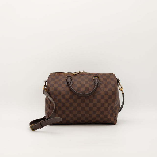 Le Speedy 30 Damier Ébène Bandoulière Louis Vuitton