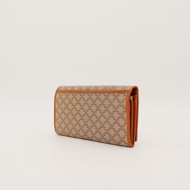 Le Portefeuille Long Céline Macadam Clair