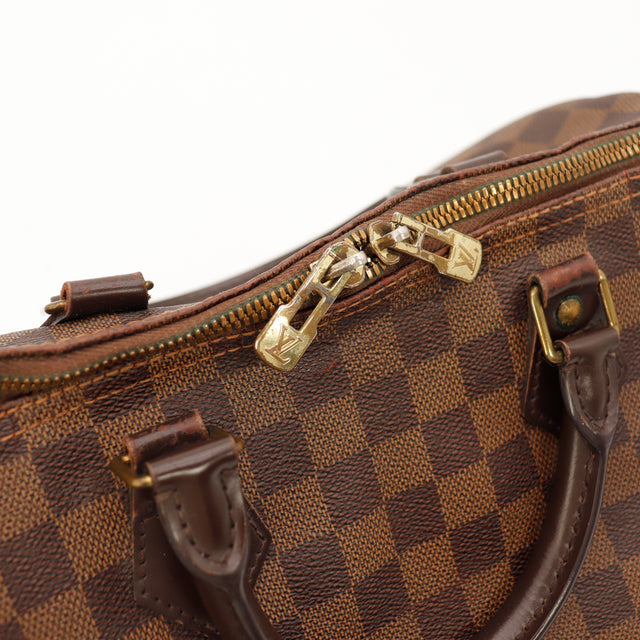 Le Speedy 30 Damier Ébène Bandoulière Louis Vuitton